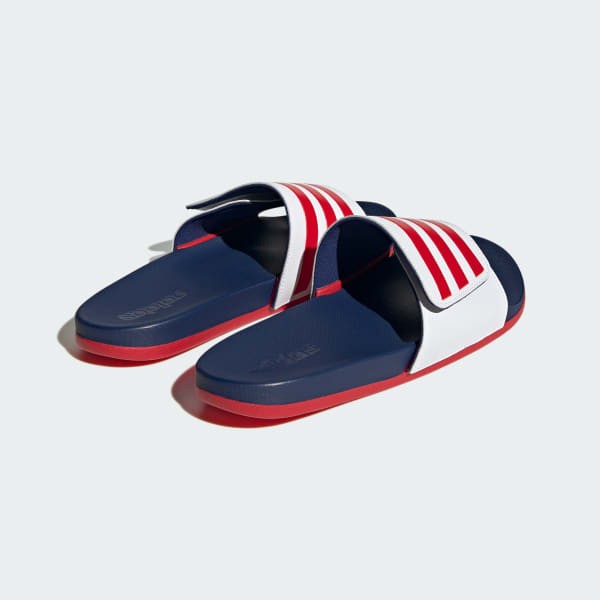 adidas Adilette Comfort Adjustable Bandage Slides White adidas Thailand
