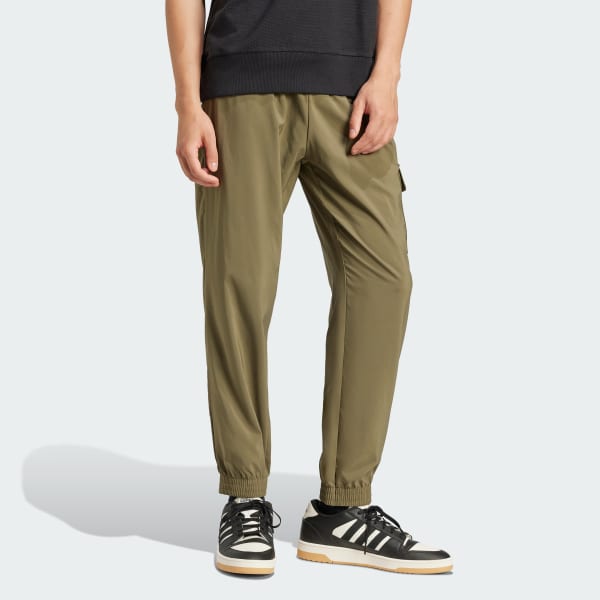 vert Pantalon cargo petit logo Essentials