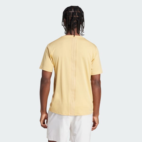 Bege Camiseta Treino HIIT Três Listras