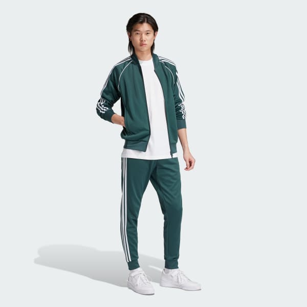 Adidas sst jacket green on sale