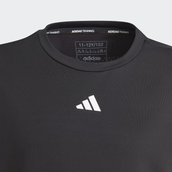 Czerń Training AEROREADY 3-Stripes Tee