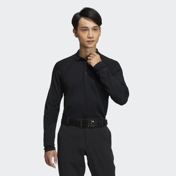 Black 스테이트먼트 프라임니트 긴팔 폴로 셔츠
