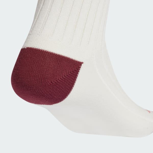 Blanco Calcetines Mid Crew 2 Pares
