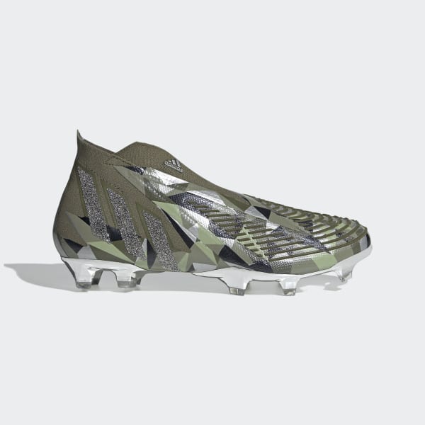 adidas Predator Edge Crystal+ Firm Ground Soccer - Green | Unisex Soccer | adidas