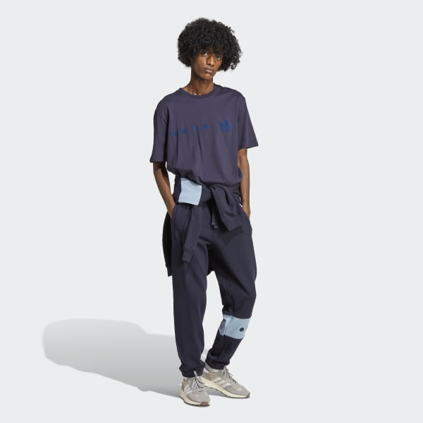Blue adidas RIFTA City Boy Graphic T-Shirt