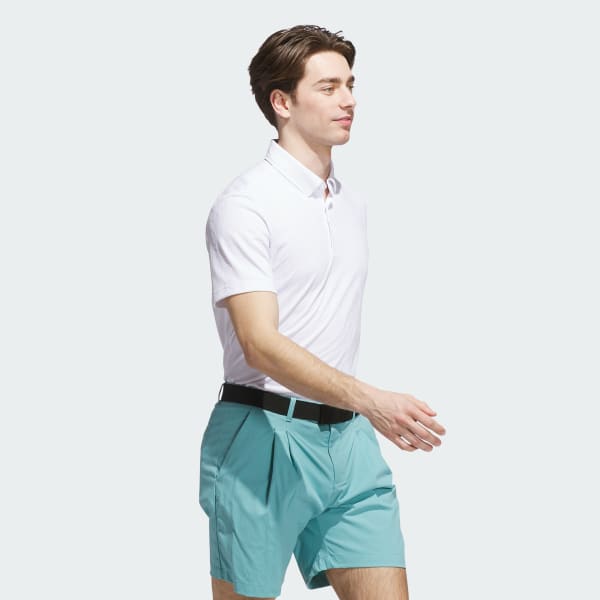 White Go-to Textured Polo Shirt