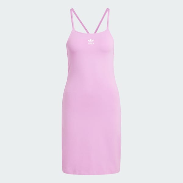 Lila 3-Streifen Minikleid