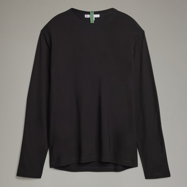 Czerń CH2 Dry Crepe Jersey Long Sleeve Tee CK878
