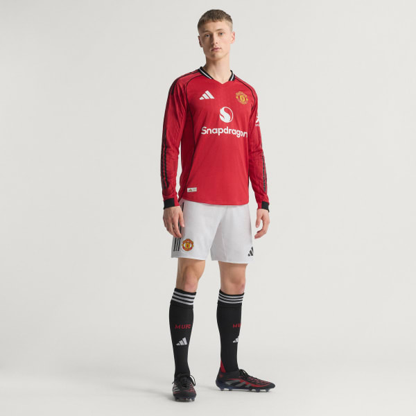 Rod Manchester United 25/26 Long Sleeve Home Authentic Trøye