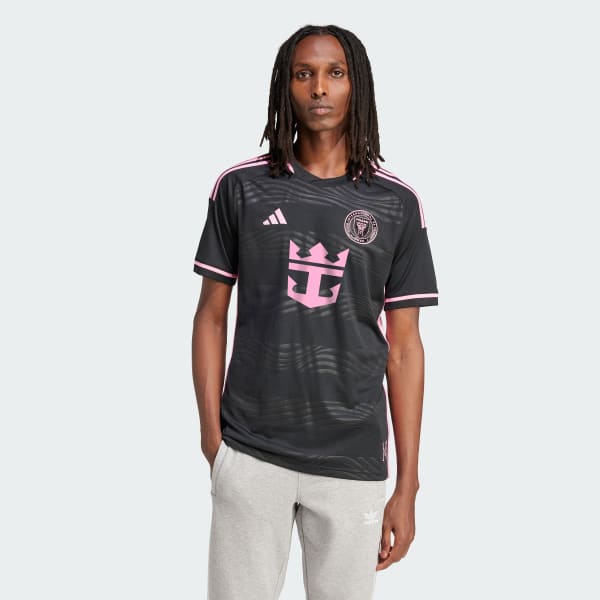 Black Inter Miami CF 23/24 Away Authentic Jersey