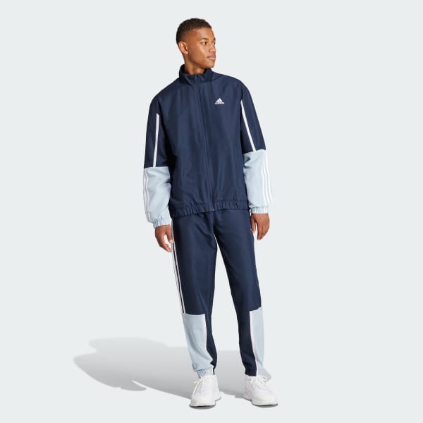Adidas trainingsanzug weiß blau outlet