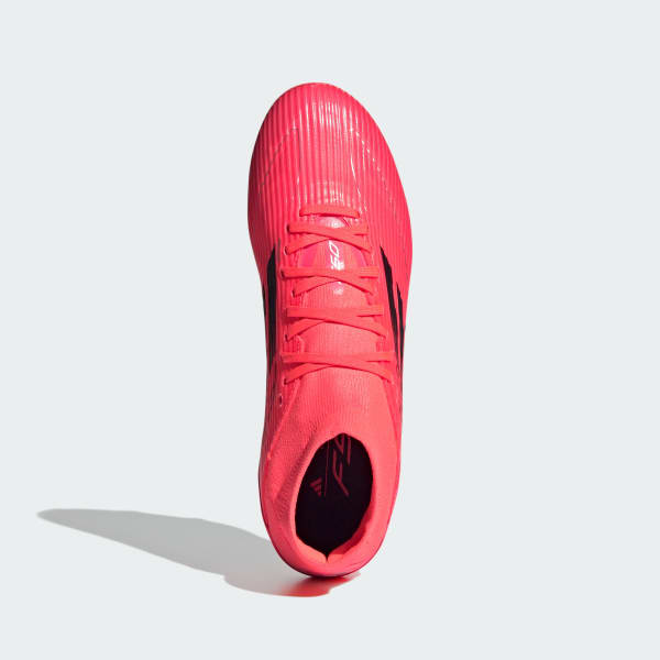 Rosado Zapatos de Fútbol F50 League Mid-Cut Terreno Firme/Multisuperficie