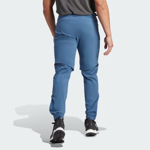 adidas TERREX Hiking Zip-Off Pants - Blue | Men's | US
