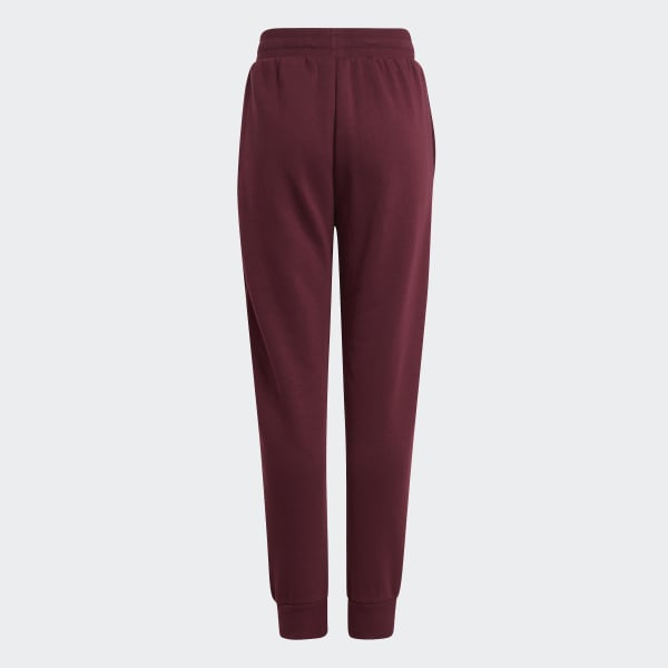 สีแดงเบอร์กันดี กางเกงขายาว Adicolor