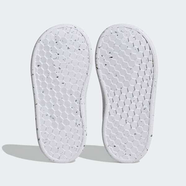 White adidas x Disney Advantage Moana Hook-and-Loop Shoes