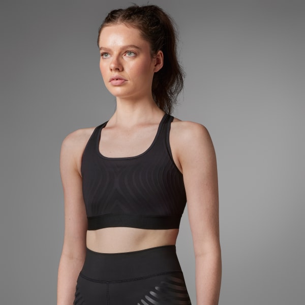 Negro Top Deportivo Techfit Control Soporte Medio