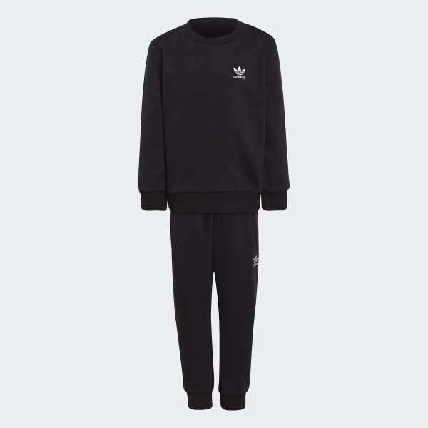 Μαύρο Adicolor Crew Set
