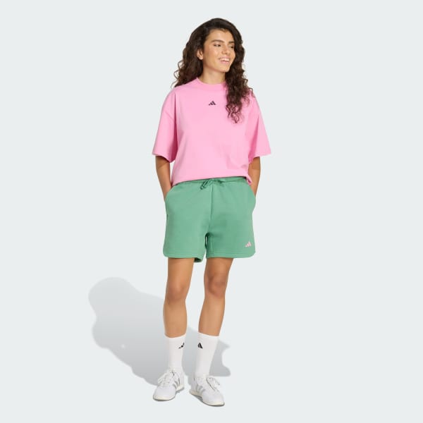 Rosa T-shirt con 3 strisce Studio Boyfriend