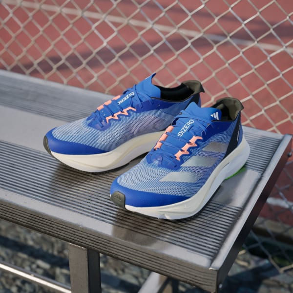 Blue Adizero Boston 12 Shoes