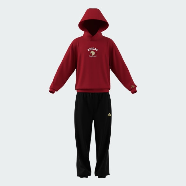 Red SPORTSWEAR Junior Kids Knitted Tracksuit