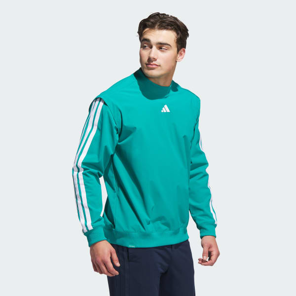 Groen Beyond The Course Twistweave Hybrid Loose Sweatshirt