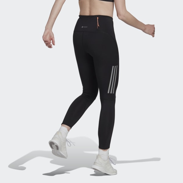 Svart Own the Run Winter Running Tights CM673