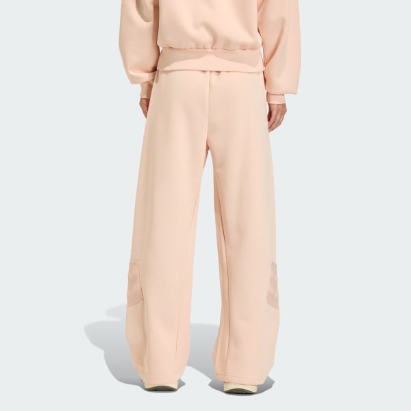 Pink FUTURE ICONS THREE STRIPES OPEN HEM PANT