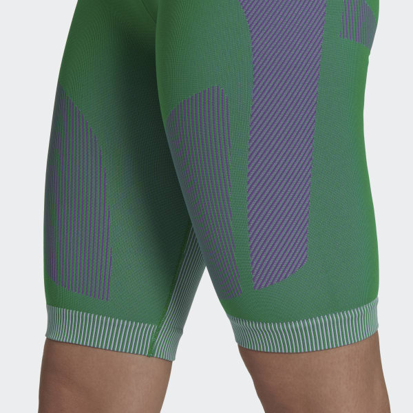 Grun adidas by Stella McCartney TrueStrength Seamless kurze Tight VZ960