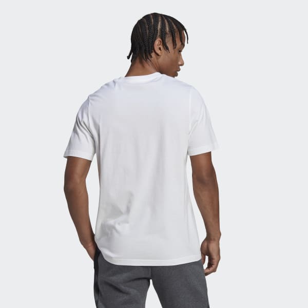 Branco Camiseta Estampada Essentials Camo TC091