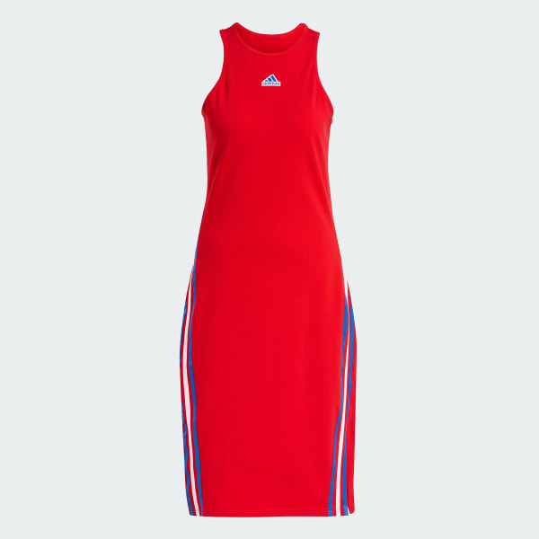 Rot Future Icons 3-Streifen Kleid