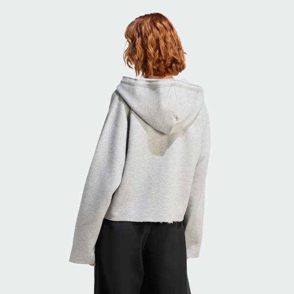 Gris POLERÓN CON GORRO TEAMGEIST CON CIERRE