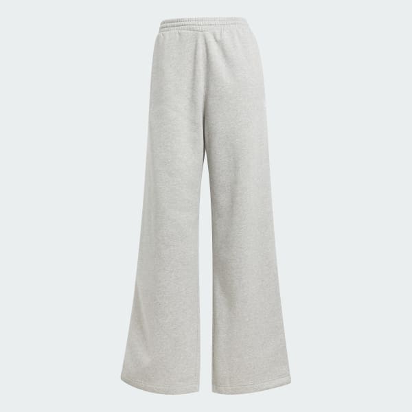 Gris Pantalon large molleton