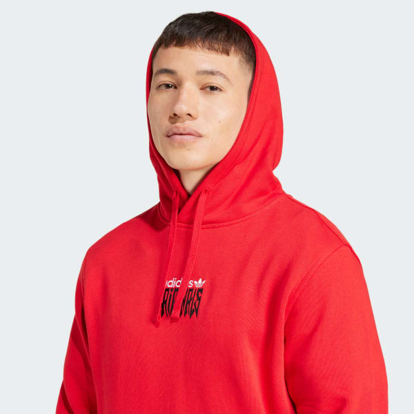 adidas Sudadera con Gorro Graphic Rojo adidas Mexico