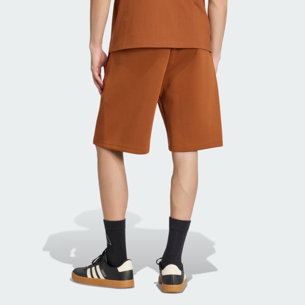 Brown Future Icons Three Bar Shorts