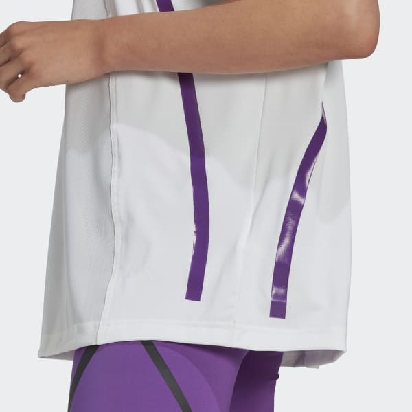 Wit adidas by Stella McCartney TruePace Running Loose T-shirt