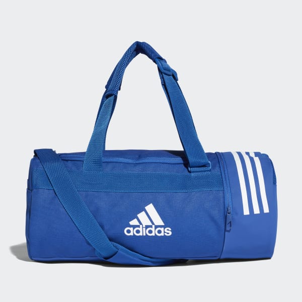 adidas Convertible 3-Stripes Duffel Bag Small - Blue | adidas Turkey