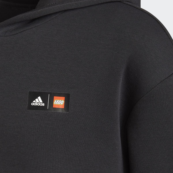 Schwarz adidas x Classic LEGO 3-Streifen Pocket Hoodie