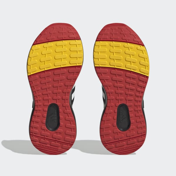 Negro Zapatillas adidas x Disney FortaRun 2.0 Mickey Cloudfoam Tira Ajustable y Pasadores Elásticos