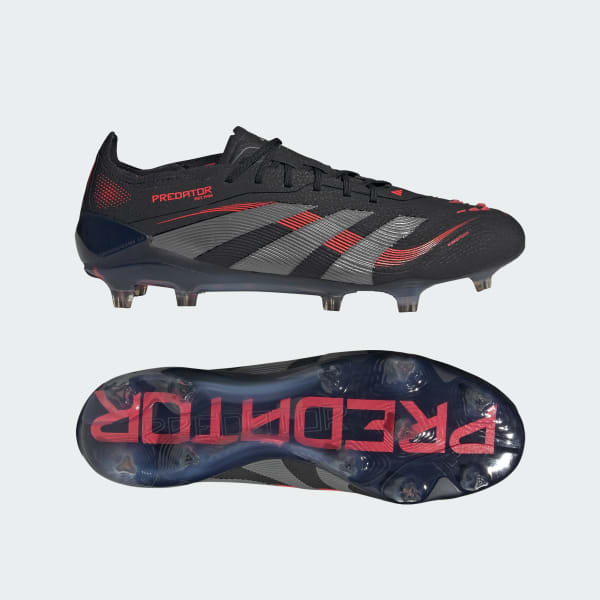 Schwarz Predator Elite FG Fußballschuh