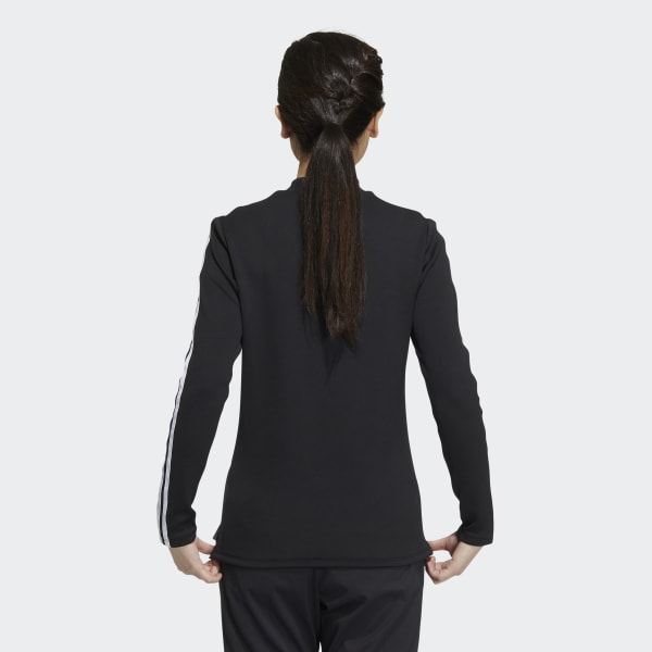 Nero Maglia AEROREADY 3-Stripes Mock Neck Long Sleeve DJ664