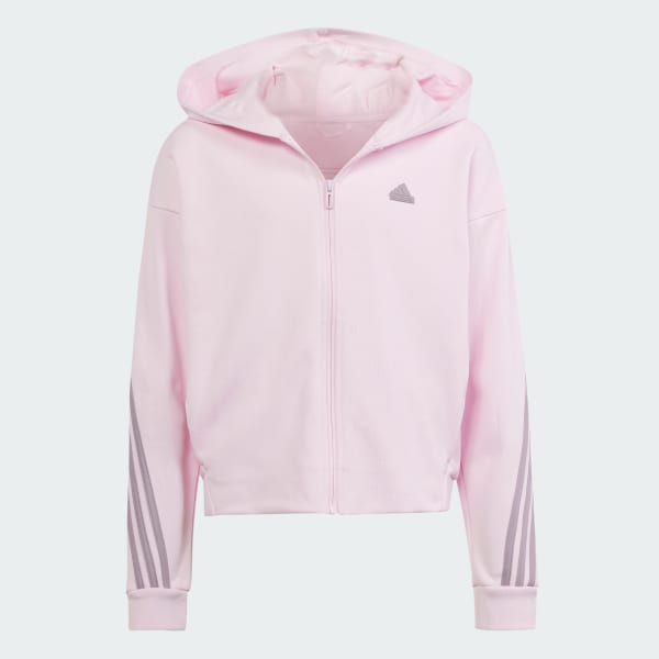Adidas top casaco rosa