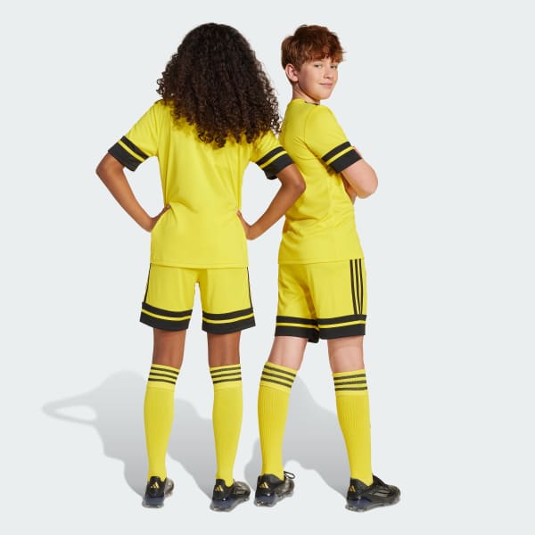 Amarillo Shorts SQ 25 para Niños