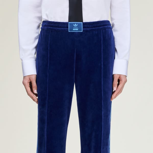 adidas Originals by Avavav Velour Track Pant - Blue | Free