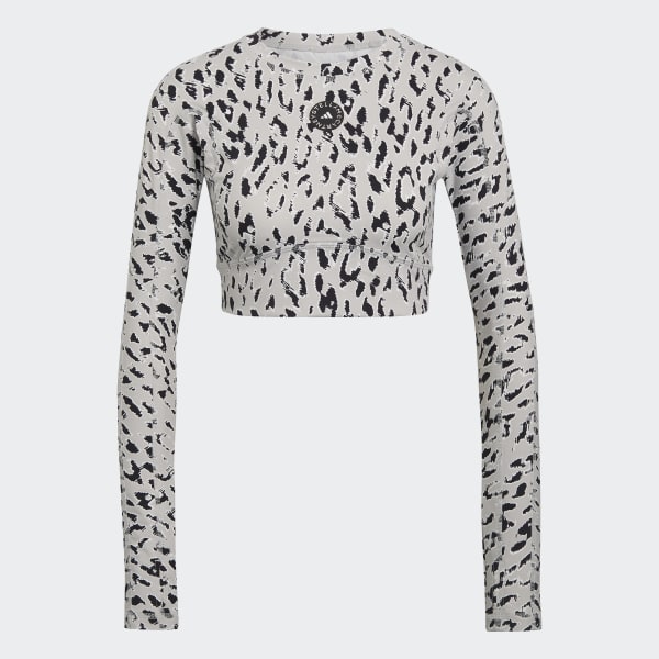 Adidas By Stella McCartney Truepace Running logo-print Cropped Top -  Farfetch