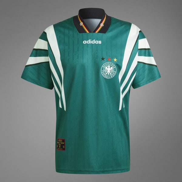 adidas Germany 1996 Away Jersey Green adidas Thailand