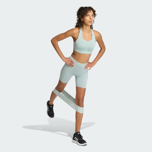 Green Optimé Short Leggings