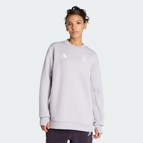 Grey DOSB XPLORIC CREW NECK SWEATER
