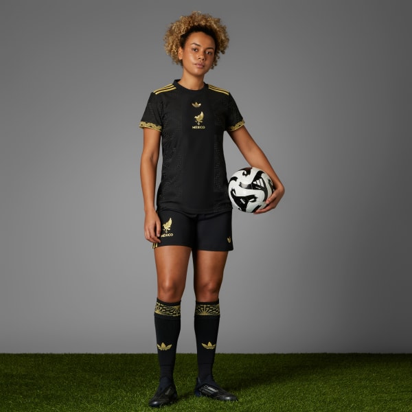 Sort Mexico 25 Gold shorts