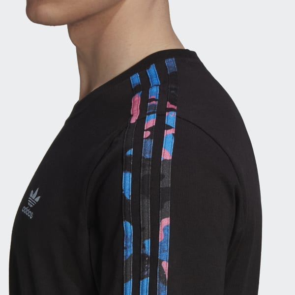 Adidas camo long sleeve top t shirt