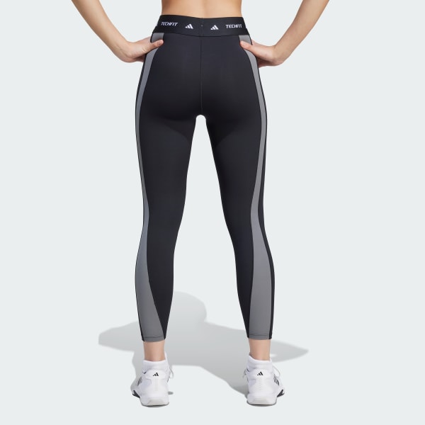Noir Legging 7/8 colorblock Techfit
